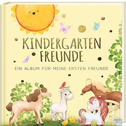 Kindergartenfreunde - PFERDE: ein Album für meine ersten Freunde (Freundebuch Kindergarten 3 Jahre) PAPERISH®