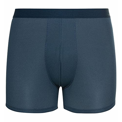 Odlo Herren Funktionsunterwäsche Boxershorts ACTIVE F-DRY LIGHT ECO, blue wing teal, M