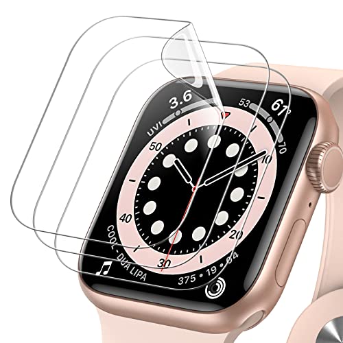 JETech Schutzfolie Kompatibel mit Apple Watch SE (2022/2020) /Series 6 5 4 40 mm, Hoch Definition TPU Displayschutz, Ultradünn, 3 Stück