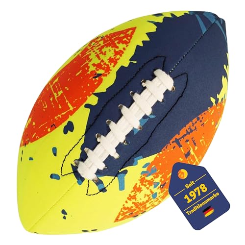 Best Sporting Neopren American Football 27cm I Wasser Football aus Neopren I American Football für Strand & Garten I Mini Football I Wasser Ball weich & leicht I Wasserspiel Kinder & Erwachsene