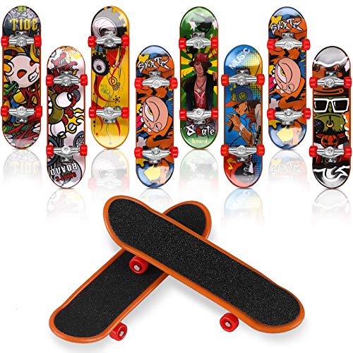 Reastar Finger Skateboard 10pcs Professionelle Mini Fingerboards Skatepark Spielzeug für Kinder Spielen Oder ALS Finger Skateboard Dekoration