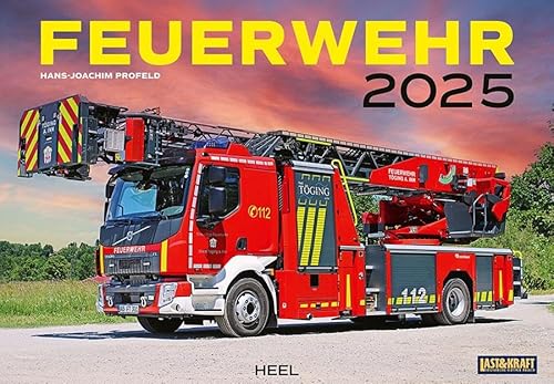 Feuerwehr Kalender 2025 Wandkalender: 12 erstklassige, teilweise restaurierte Feuerwehrfahrzeuge