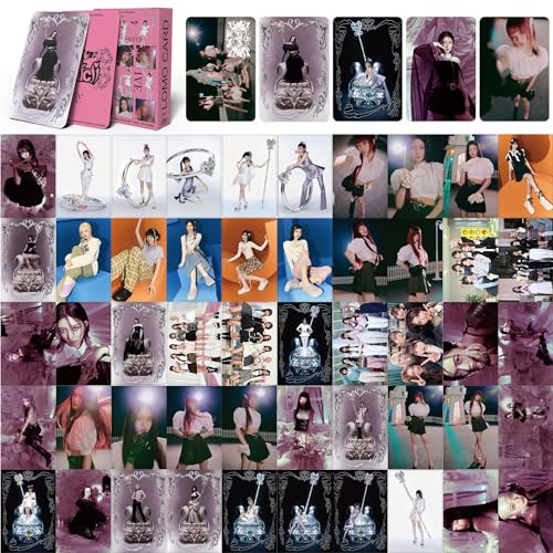 55 Stück Kpop IVE SWITCH Cards IVE SWITCH Mini Cards IVE SWITCH Album Karten IVE SWITCH Merch Photocards Set Kpop IVE SWITCH Fotokarten Geschenk für Fans