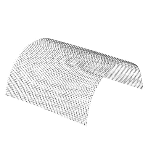 JWOO Edelstahl-Filterdrahtgeflecht for die Reparatur des Metallvorderteils, Befestigung von gewebtem Metalldrahtgeflecht, 4–400 Maschen, 30 x 30 cm Siebplatte (Color : 400Mesh)