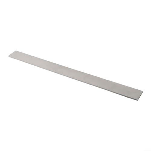 Langlebige HSS-Vierkantstange, 300 mm Länge, unbeschichtete Oberfläche, geeignet für Stahl und Freischneideeisen (2 mm x 25 mm x 300 mm)