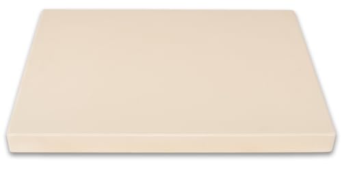 Beeketal 'PBS-1' Pizzastein 3 cm stark aus Schamottstein mit 6,7 kg Gewicht - Schamotte Brotbackstein für Backofen, Grill oder Gasgrill - Schamotteplatte rechteckig (L/B/H): ca. 40 x 30 x 3 cm