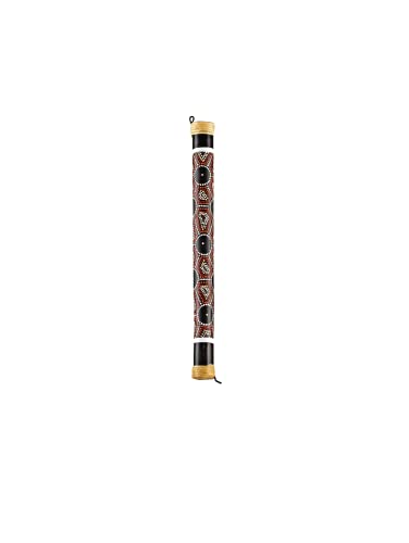 Sonic Energy Leichtgewichtiger Bambus Regenstab – 40 cm – Entspannender Regenklang für Meditation und Klangbad – Schwarz gepunktet (RS1S)