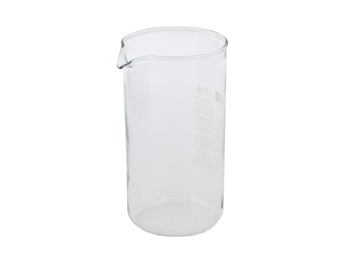 Bodum Ersatzbecher für Kaffeepresse aus Glas, durchsichtig (Fassungsvermögen für drei Tassen, 0,35 l, 12 oz), Farblos