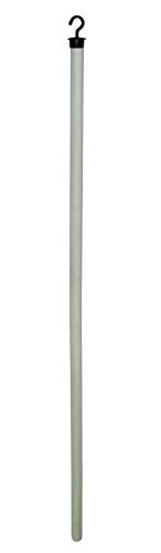 SN-TEC Bedienstab/Ziehstab/Ziehhaken für Bodentreppen und Oberlichter, Stab 100cm aus Holz und Haken aus Stahl