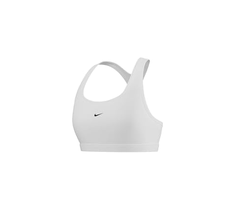 Nike DX6817-100 W NK SWSH LGT SPT Bra Sports Bra Damen White/Black Größe L