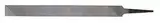 Nicholson Long Angle Lathe Hand File, American Pattern, Single Cut, Rectangular, Fine, 12" Length