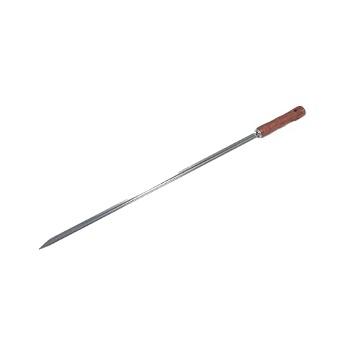MOESTA-BBQ 10214 Grillspieß für Churrasco-Set - Edelstahl mit Holzgriff - 75cm x 17mm - Kugelgrill Mangal Brat-Spieß