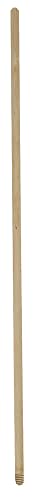 VERDELOOK Besenstiel aus Holz mit Schraubverbindung, 150 cm, Naturholz