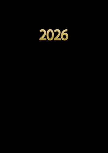 2026: Kalender 2026 Buchkalender 1 Tag 1 Seite I Kalenderbuch 2026 12 Monate Von Januar Bis Dezember I Jahresplaner | Din A4