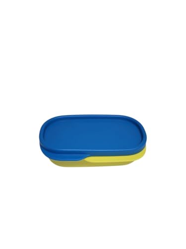 Tupperware to Go Lunchbox Clevere Pause 550 ml Brotdose mit Trennwand Eco+ Schule (türkis lila 120ml)