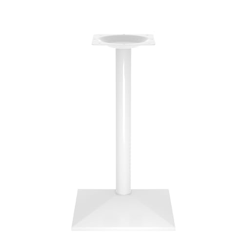 ONPIRA Tischgestell Weiss Modell „München“ in Single, Doppelt oder Stehtisch Variante zur Auswahl (Single 72cm)