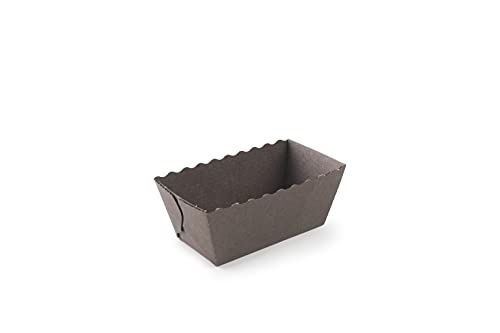 IBILI - Mini molde desechable para mini cake (8 x 4 cm, 12 unidades)