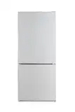 PKM KG117ES Kühl-Gefrierkombination | Silber Design | 114 cm | 87 Liter Kühlen | 30 Liter Gefrieren | 39dB | LED-Beleuchtung | Freistehend
