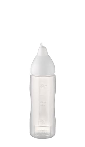 APS 93270 Quetschflasche NON DRIP, Dosierflasche, mit Schraubdeckel, 350 ml, Polyethylen