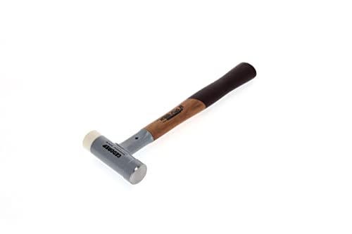 GEDORE KOMBI-PLUS R Hammer, mit Holzgriff, Schon-/Schlosserhammer, Ø 30 mm, rückschlagfrei, Hickorystiel, 247 H-30
