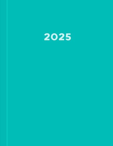 2025: Mehr Platz, Mehr Möglichkeiten: Ihr XXL Kalender 2025 für grenzenlose Kreativität I Türkis Blau