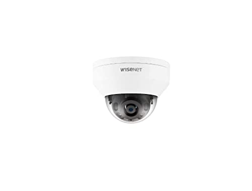 Hanwha QNV-8020R Vandalismusgeschützte 5MP-Full-HD Netzwerk-IR-Domekamera, 4mm