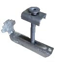 SPH 20 Stück Gitterrost-Klemme verzinkt für Maschenweite 30x10mm bis Rosthöhe 40mm, Stahl