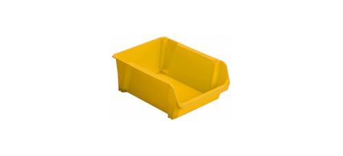 Stanley Stst55400 Stapelbarer Aufbewahrungskorb aus Polypropylen, Gelb, 4 Stück