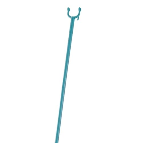Vnook Ausziehbare Kleiderstange, Wäschetrockengabel, Verstellbare Kleidergabel, Verlängerte Wäschestange, Allgemein Kleiderstange, für Wäschetrockner im Haushalt Balkon(Blue)