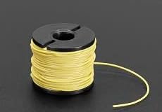 Adafruit Zubehör Silicone Cover Stranded-Core Wire - 50ft 30AWG Yellow