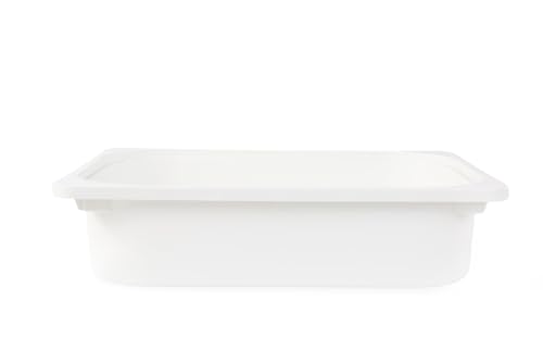 Ikea Trofast Aufbewahrungsbox, Farbe: deckendes, sattes Weiß - Länge: 42 cm, Breite: 30 cm, Höhe: 10 cm