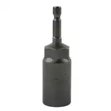 1 x 80-mm-Sechskant-Stecknuss, kompatibel mit pneumatischen und elektrischen Bohrmaschinen, zur Installation von Sechskantmuttern und Schrauben (17 mm)
