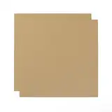 Craftelier - 5er-Set Chipboard | gepresste und kompakte Kartonfolien zum Binden von Albumen oder zur Herstellung von Boxen | säure- und igninfrei | Dicke 1 mm - Größe 30,5 x 30,5 cm | Farbe Kraft