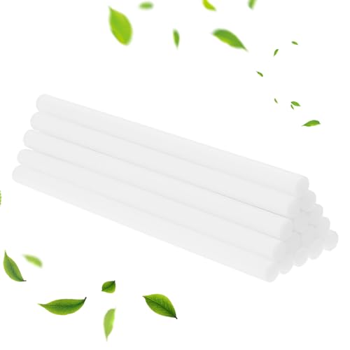 Befeuchter Filter Cotton Sticks, Luftbefeuchter Sticks, 15 Stück 15cm Filter Docht Ersatz Baumwollfilter, Baumwolle Nachfüllung Sticks für Schlafzimmer Luftbefeuchter, Aroma Diffusor im Büro