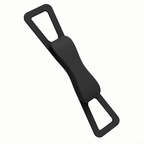 Oniissy Weiche Handschlaufe für Kindle, für 11,9–20,3 cm (4,7–8 Zoll) große E-Reader und Tablets, Handschlaufe-Halterung, elastisches Band, sichere Lesestütze im Bett, Schwarz