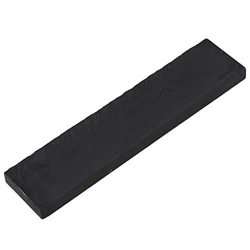 BQLZR 20x4.5x1.1cm Schwarz DIY Ebenholz Griff Blank Block f¨¹r Musikinstrumente