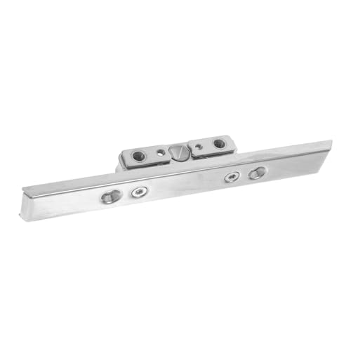 Tofficu Fensterhandle Sperrbox Fensterverriegelung horizontale Fenstersicherung Fenstergriff aus Aluminiumlegierung abschließbare Fenstergriffe Ersatzgriffschloss Rostfreier Stahl Silver