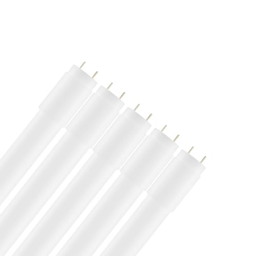 NuLoXx 5er Pack LED T8 Röhre 18W/840 4000K G13 neutralweiß 120cm LED-Leuchtstoffröhre inkl. LED Starter, 2160 Lumen, 270° Ausstrahlungswinkel, nicht dimmbar, KVG, Ersatz für 36 Watt Leuchtstoffröhre