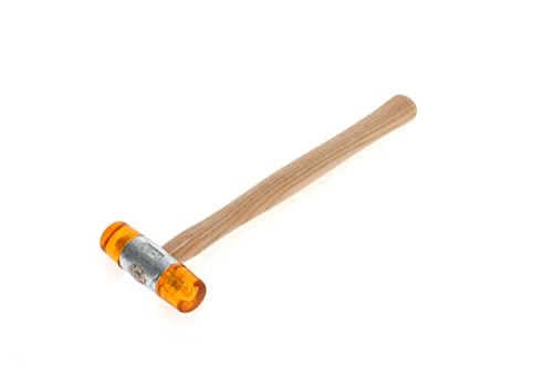 GEDORE 8821350 Plastikhammer, Ø 27 mm, Auswechselbare Köpfe aus Cellulose-Acetat, Robuster Stiel aus Esche