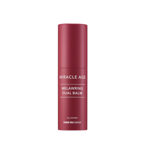 THANKYOU FARMER Miracle Age Melawring Dual Balm - Koreanische Augencreme, Melanin Reduzieren, Antialterung, Gesichtslifting, Anti Falten Serum, Korean Skincare 10g