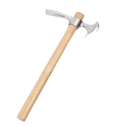 Spitzhacke zum Graben, Spitzhacke - Effiziente 2-in-1-Mattock- und Spitzhacke-Kombination,Garten-Spitzhacke, Hand-Spitzhacke, Edelstahl-Multifunktions-Spitzhacke-Griff zum Graben