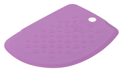 Zenker Herz Teigkarte – Super-Flex Material, Herz-Struktur, Ideal für Valentinstag & Muttertag, Made in Germany, Spülmaschinengeeignet