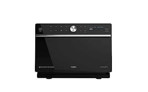 Whirlpool MWSC 9133 SB Supreme Chef Kombi-Mikrowelle mit Grill + Dampf, 33 Liter, Technologie 6. Sinn, Drehteller