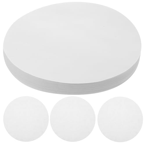 ULTECHNOVO Qualitatives Filterpapier 18 Cm 100 Stück Laborstandard-Filterpapierkreise Mit Mittlerer Durchflussrate Für Chemie Allgemeine Filtration