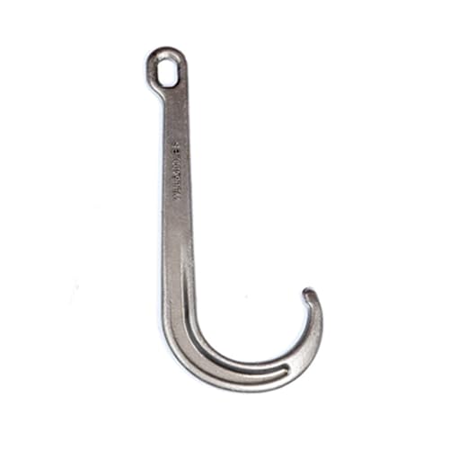 Hindernisauto 15 Zoll J-Typ Hängekettenhaken, Transport-Transport-Lastpaket, Pannenwagen 3 T Transport-Abschleppkette, Transport-Abschleppkette Verzinkter Sicherheitshaken Pannenwagen(Single Hook)