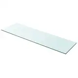 yorten Regalboden Glas Transparent Glasboden Einlegeboden Glasablage Glasregal Ersatzteile 8 mm (100 x 30 cm)