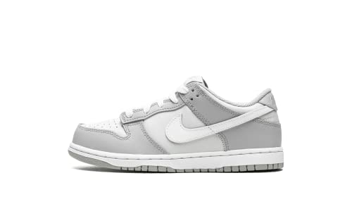 Nike Preschool Dunk Low (PS) DH9756 001 Kinder-Sneaker, Hellgrau/Grau (Pure Platinum), Größe 30, 12.5C