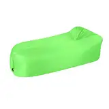 Surwin Wasserdichtes Aufblasbares Sofa,Tragbares Luft Sofa Aufblasbare, Air Lounger, Luftsofa Luftsack Für Outdoor, Strand, Reisen, Party, Camping Gadgets (Grün,70x185cm)