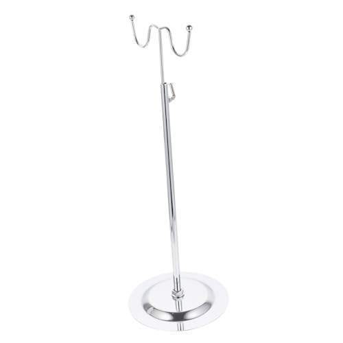 FRCOLOR Hängender Handtaschen Display Stand Einstellbarer Taschenhalter für Retail Stores Elegantes Design für Verschiedene Taschenlängen für Kleidungsgeschäfte