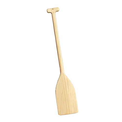 Perfeclan Holzpaddelboot Ruder 80 cm Leichte stilvolle Stranddekoration Holzpaddel für Lake House Outdoor Pool Hanging Dekor, Holzfarbe